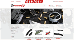 Desktop Screenshot of ponto40.com.br
